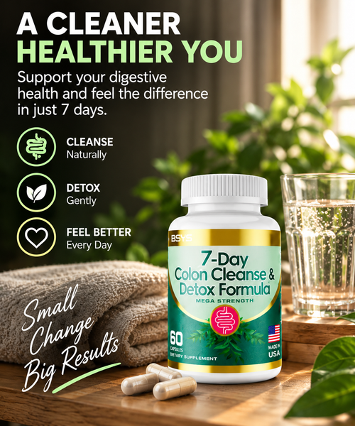 7-Day Colon Cleanse & Detox Formula Capsulese
