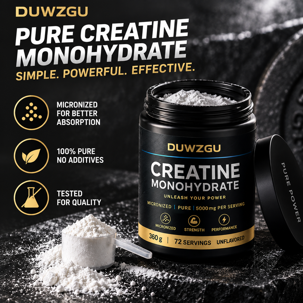 Micronized Creatine Monohydrate Powder — 5,000 mg | 72 Servings