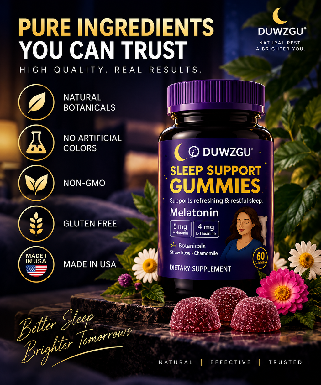 Sleep Support Gummies with Melatonin & L-Theanine — 60 Gummies
