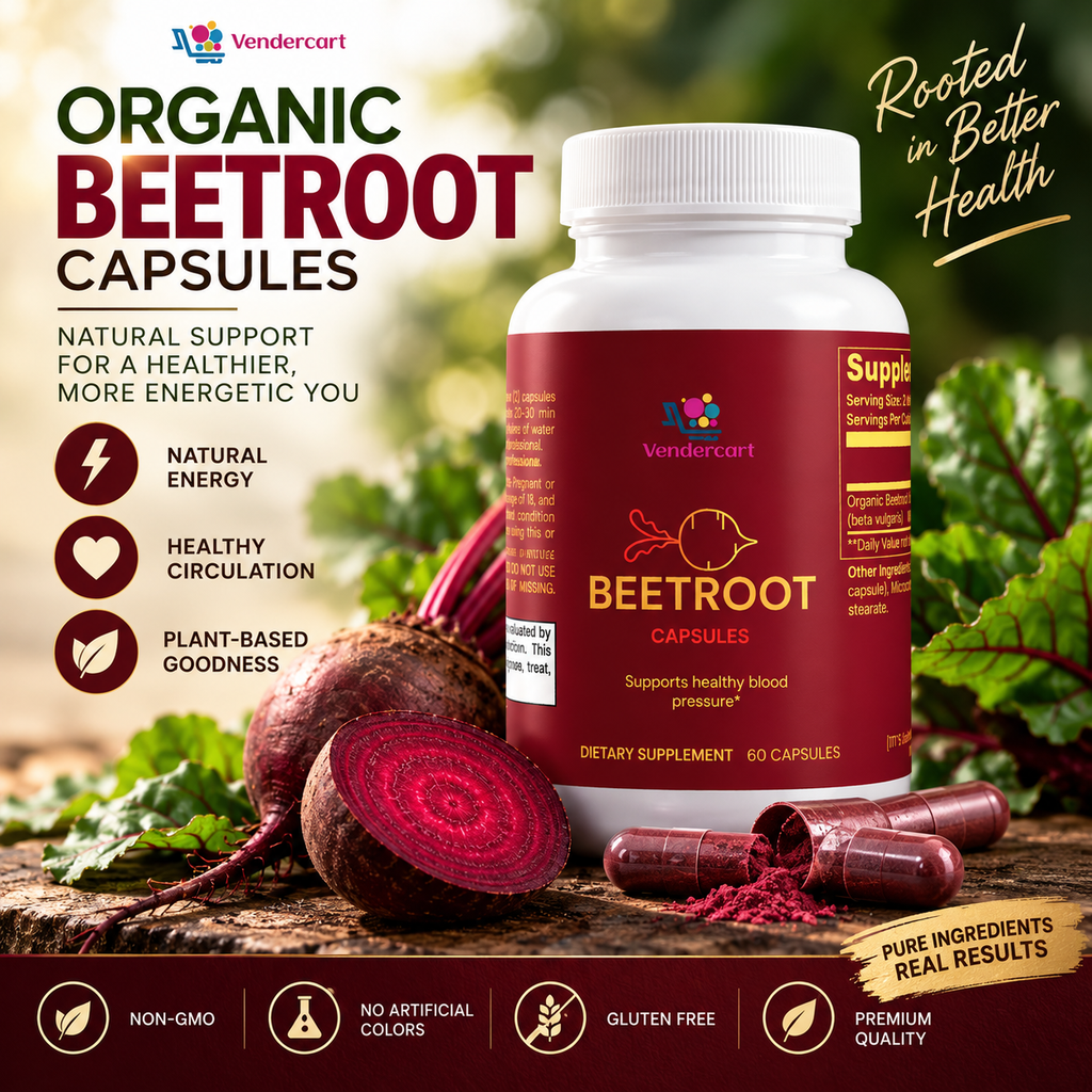 Beetroot Powder Natural Energy, Heart Health Antioxidant Support