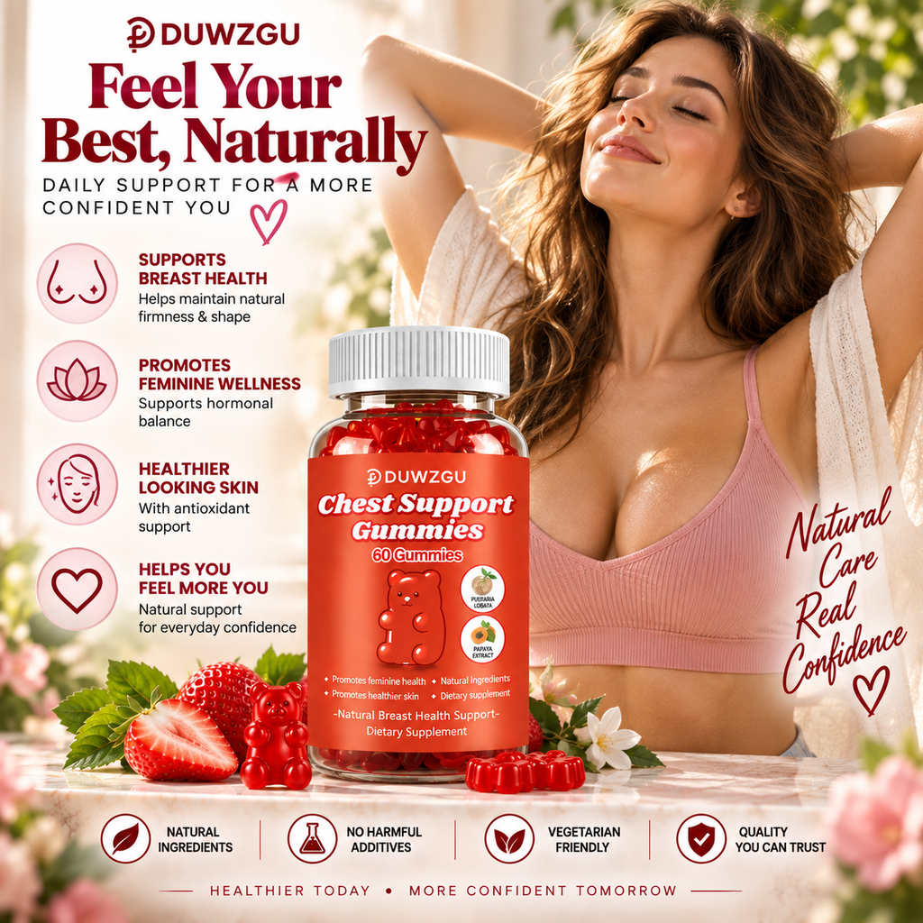 Women’s Breast Enhancement & Wellness Gummies – 60 Gummies