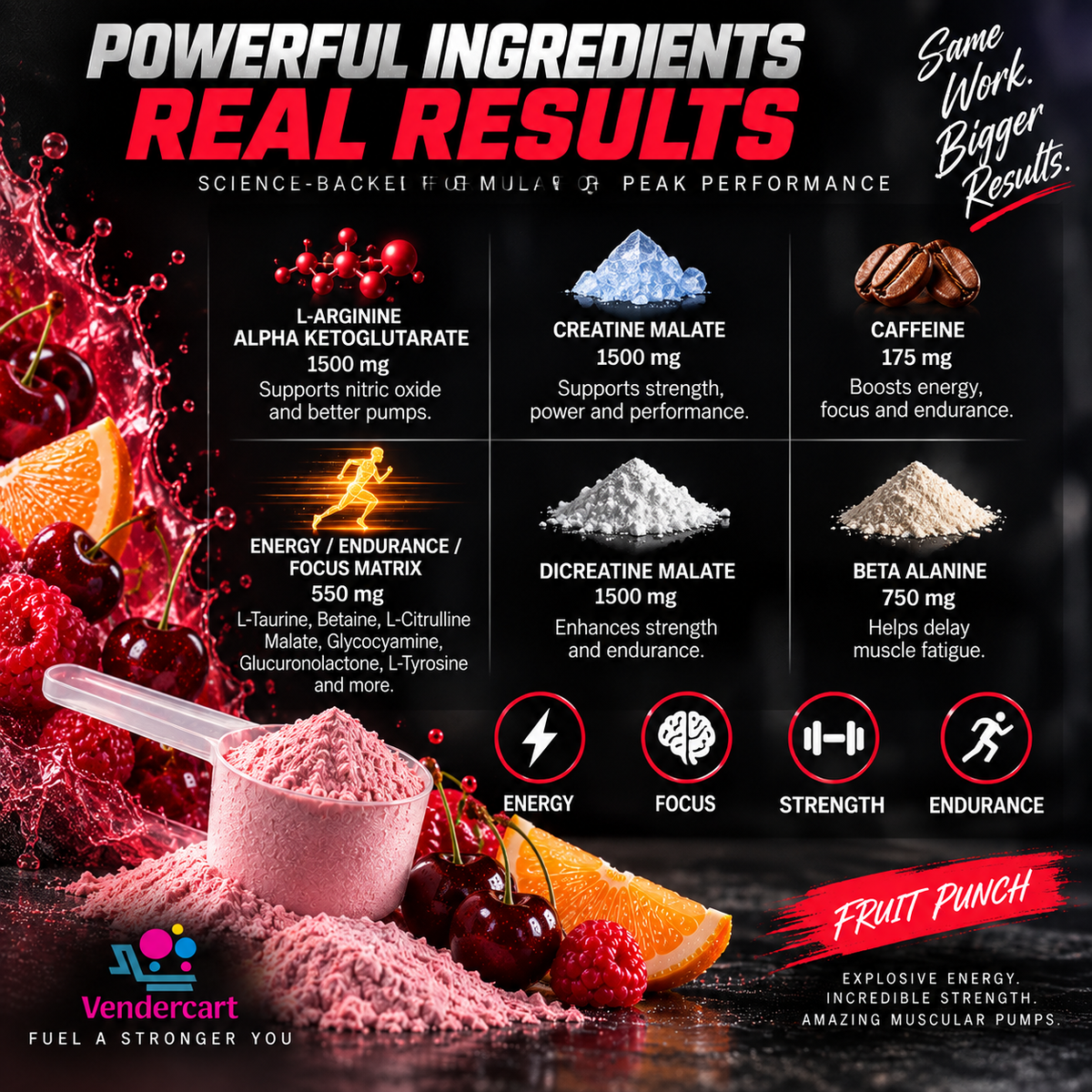 Nitric Shock Pre Workout Strength, Energy, Endurance, And Mental Focus Booster