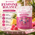 Feminine Balance Gummies – pH & Vaginal Flora Support – 60 Gummies