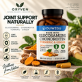 Glucosamine & Chondroitin Joint Support with Turmeric & Ginger – 180 Vegan Capsules