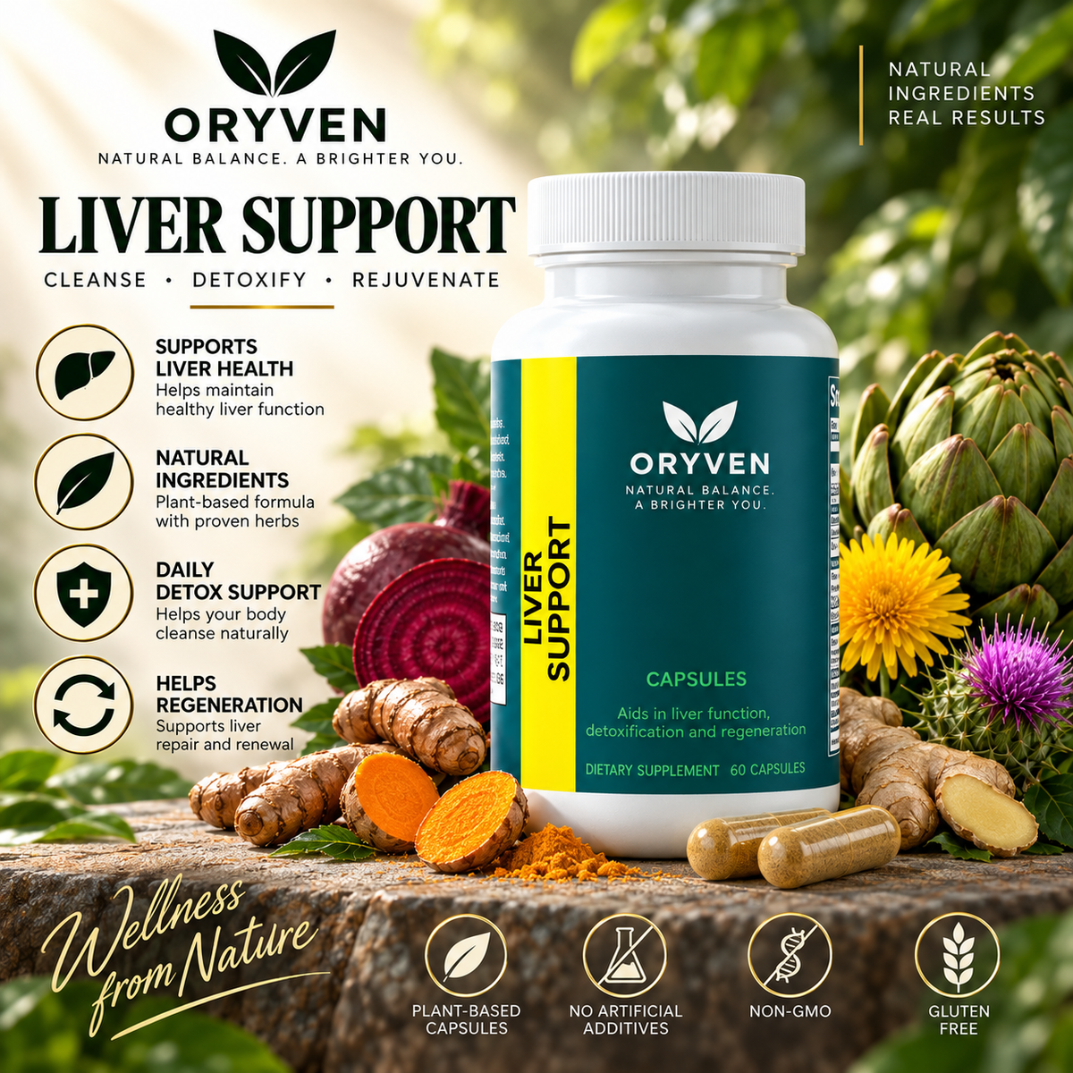 Premium Liver Support Advanced Detox Liver Health Formula