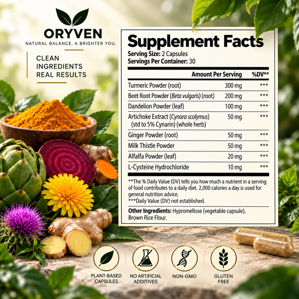 Premium Liver Support Advanced Detox Liver Health Formula
