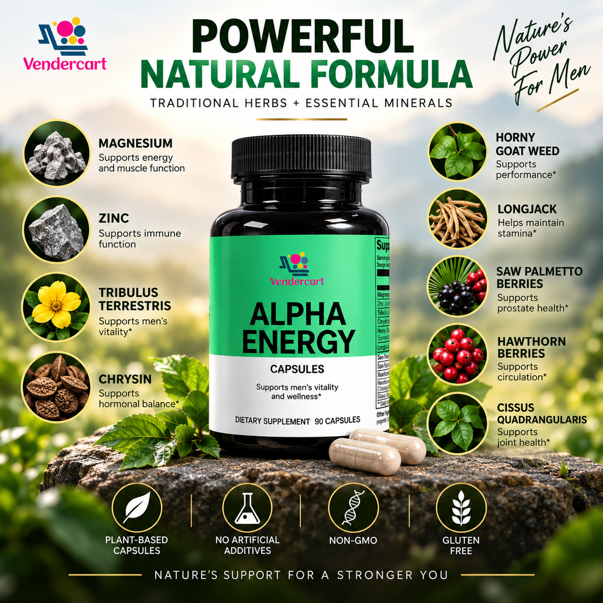 ALPHA ENERGY TESTOSTERONE BOOSTER