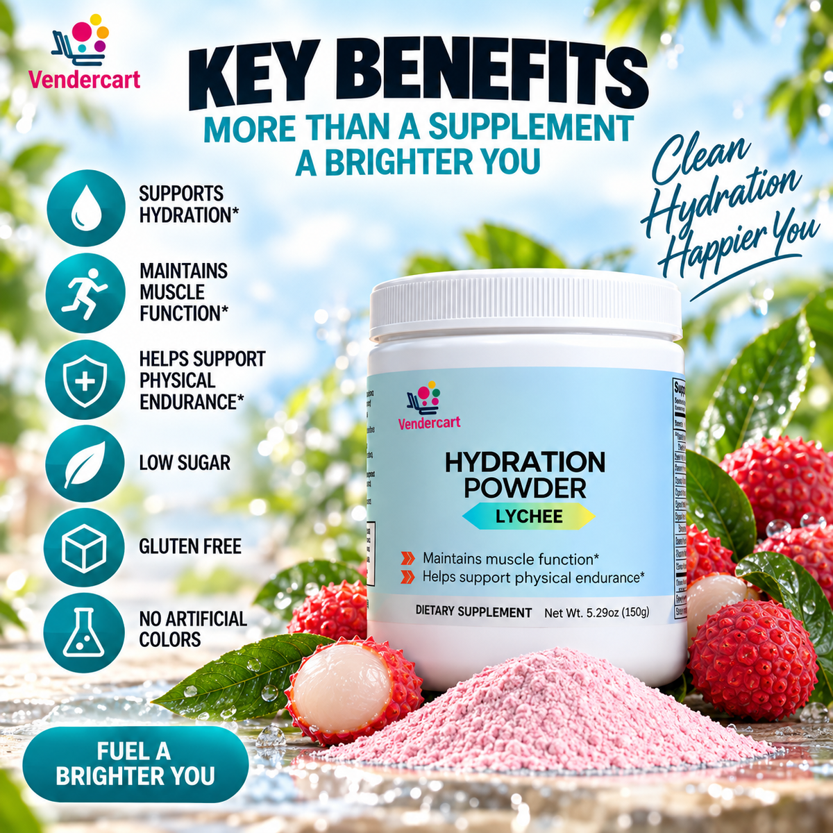 HYDRATION POWDER LYCHEE