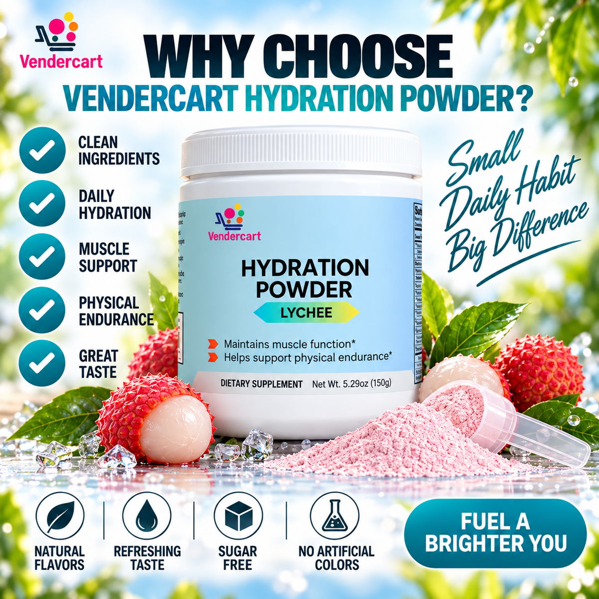 HYDRATION POWDER LYCHEE