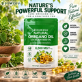 Oregano Oil Softgels With Black Seed Oil - 6000mg, High Carvacrol & Thymoquinone, Natural Immune Support Supplement, Dairy & Gluten Free