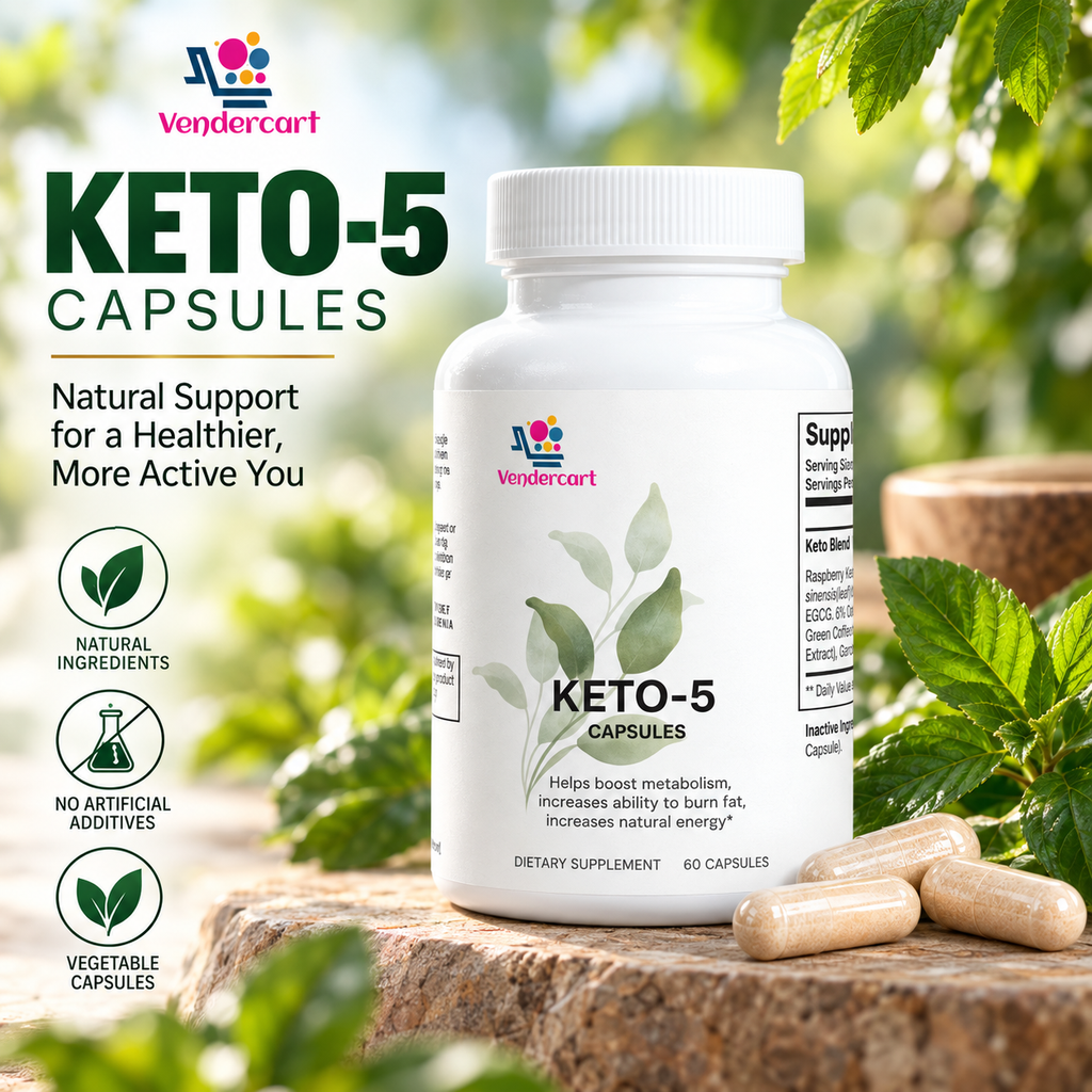 KETO 5 DIETARY SUPPLEMENT 60 CAPSULES