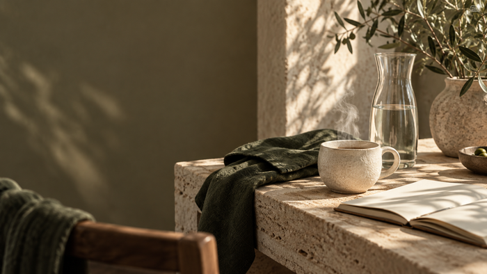 Tea, a journal and a moment of intention